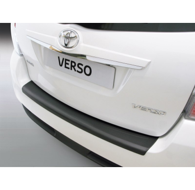 Protector Para El Paragolpes Trasero Abs  Toyota Verso Facelift 2013-  Color Negro